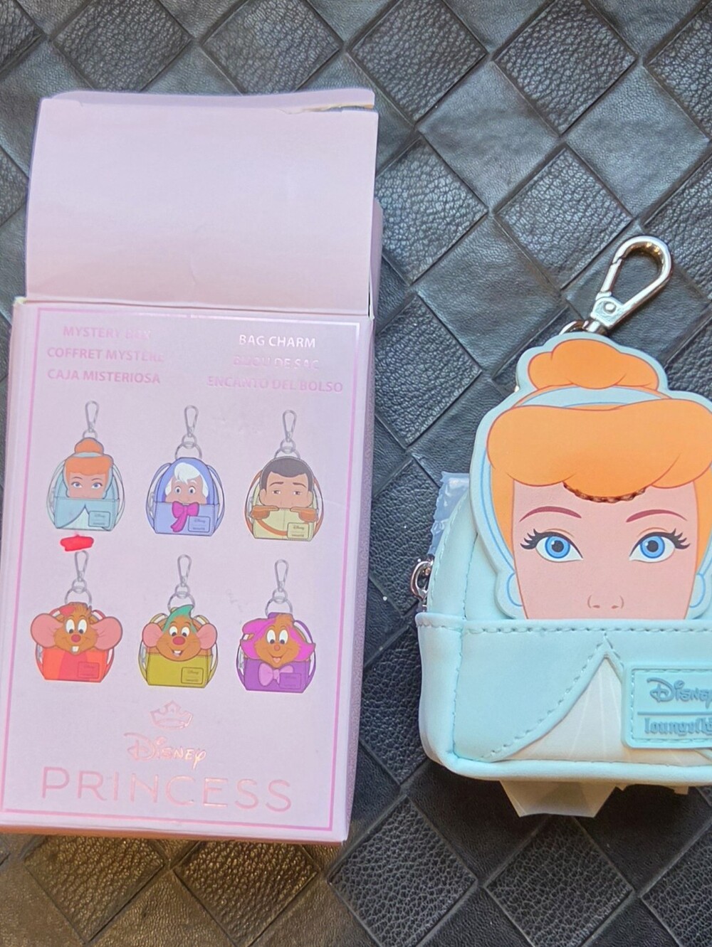 Disney's Cinderella Mystery Mini Backpack Keychain Bag Charm - Cinderella